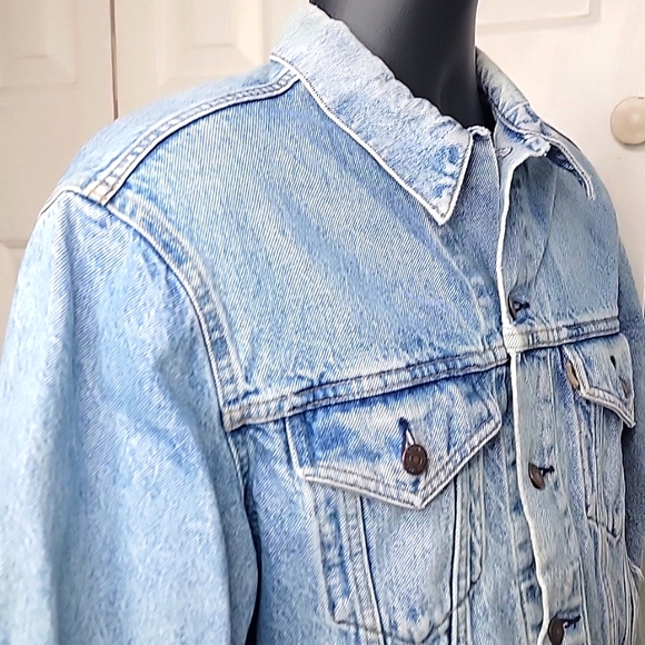 Levis 73549 0214 Denim Jacket Size Large Vintage - Picture 4 of 9